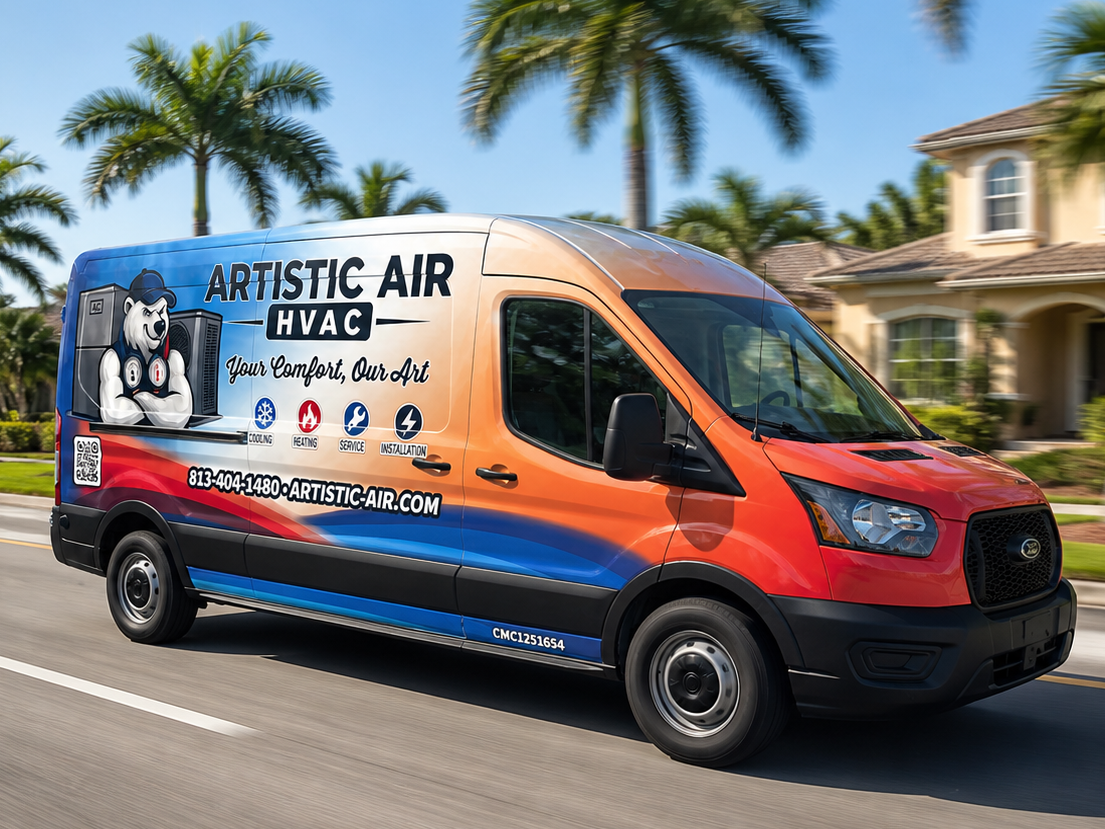 Artistic Air HVAC Service Van